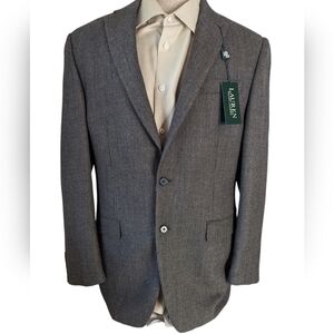 New ...Lauren Ralph Lauren Gray Tweed Blazer . . size 40L